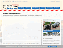 Tablet Screenshot of fahrschule-strotmann.de